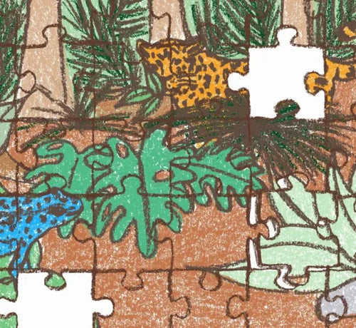 Image d'un puzzle jungle - Mustela Belgium - 1