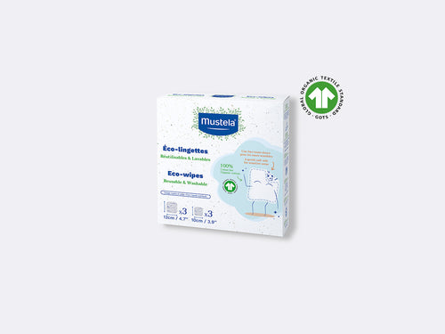 Mustela Lingettes réutilisables lavables recharge zéro déchet - Mustela Belgium - 2