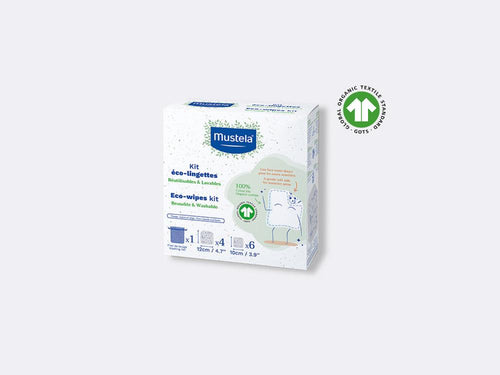 Mustela Lingettes réutilisables lavables starter kit - Mustela Belgium - 1