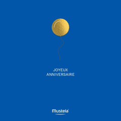 Carte joyeux anniversaire - Mustela Belgium