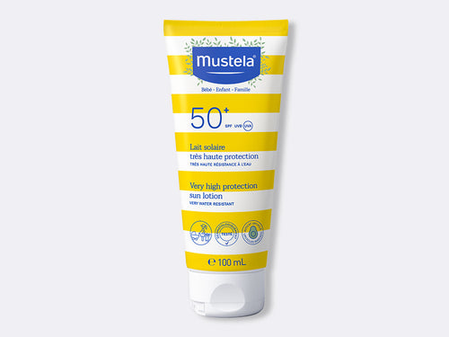 Mustela Lait Solaire Haute Protection Bébé SPF50 100ml - Mustela Belgium - 7