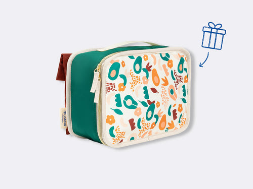 mustela vanity trousse toilette bébé vert sapin et terracotta - Mustela Belgium - 3
