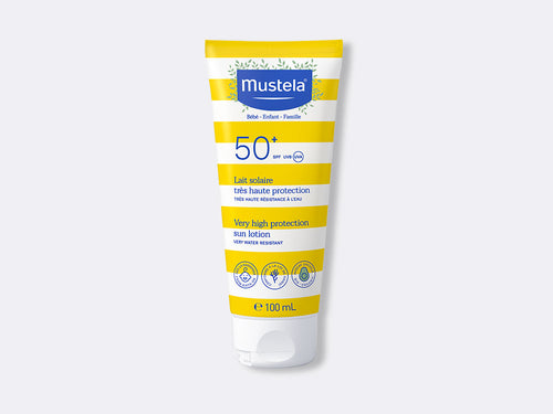 Mustela-Lait-solaire-haute-protection-bebe-SPF50-100ml_873bd531-49da-48b6-aa0d-a5f0cd92f6e2 - Mustela Belgium - 1