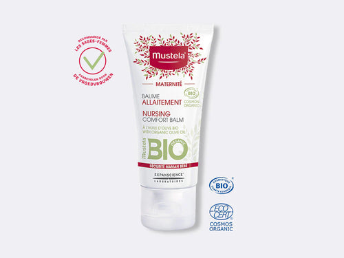 Borstvoedingsbalsem bio gecertificeerd - Mustela Belgium - 1