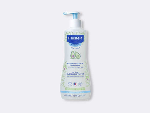 Eau nettoyante sans rinçage, à l'avocat Bio - Mustela Belgium - 1