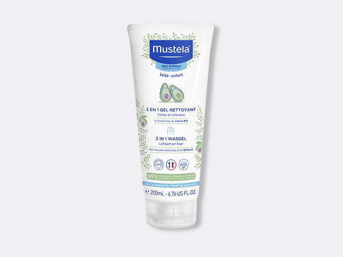 Gel Nettoyant 2 en 1 à l'avocat Bio - Mustela Belgium - 1