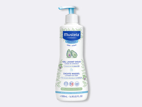 Mustela-peau-normale-Gel-lavant-doux-bebe-500ml - Mustela Belgium - 1