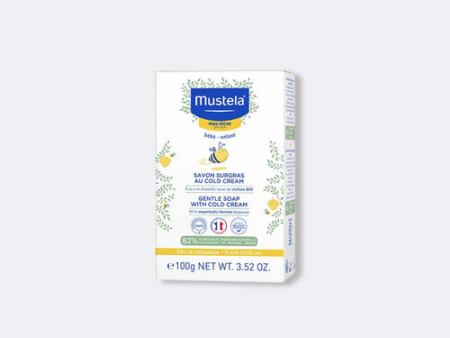 Mustela peau sèche savon pain nourrissant cold cream 100g - Mustela Belgium - 1