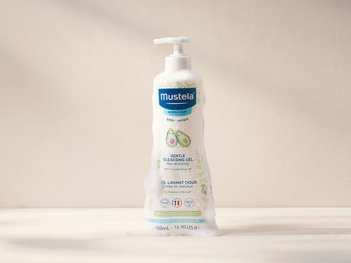 Gel lavant mustela avec de la mousse - Mustela Belgium - 3