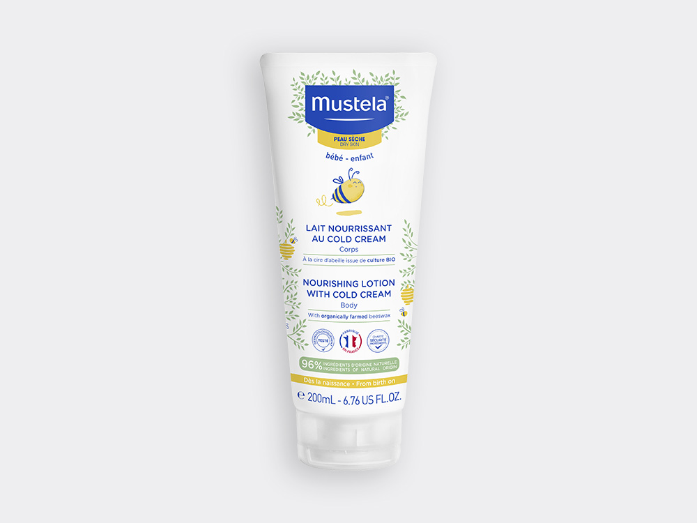 Mustela PS Lait nourrissant au Cold Cream 200ml - nouveau pack naturalité